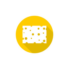 Cheese icon isolated on transparent background