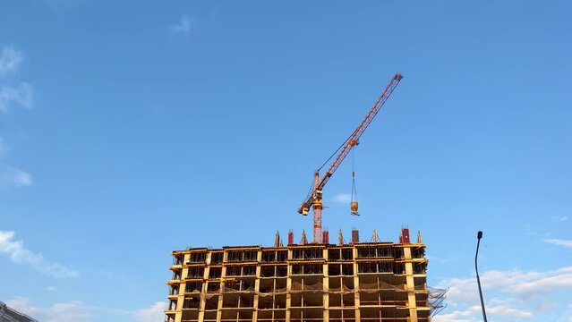  Construction of modern high-rise residential buildings