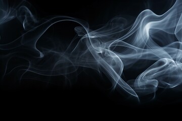 abstract background from smoke on black background