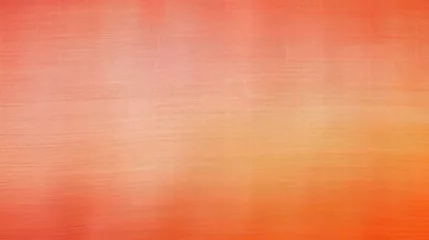 Fotobehang peach orange, orange, orange fabric, orange cloth, abstract vintage background for design. Fabric cloth canvas texture. Color gradient, ombre. Rough, grain. Matte, shimmer © ASA Creative