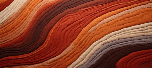 Abstract orange brown beige colors colored waving waves organic texture background