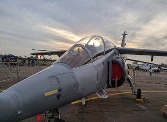 A Fighter Jet In Airbase