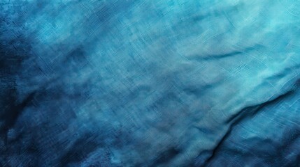 cerulean blue, blue fabric, blue cloth, ocean blue dark blue abstract vintage background for design. Fabric cloth canvas texture. Color gradient, ombre. Rough, grain. Matte, shimmer	