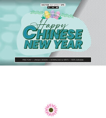 Chinese New Year Text Effect Fully Editable