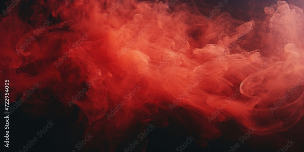 Poster A close-up view of a red substance on a black background. This image can be used in various contexts