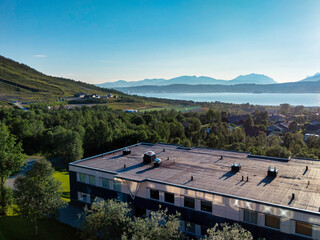 Residential area in Tromsø, Norway