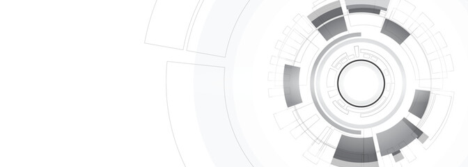 Technology abstract white background design. use for poster, banner, template on web, backgrop.