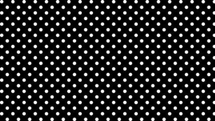 Black and white polka dots background