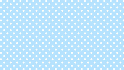 Blue and white polka dots background