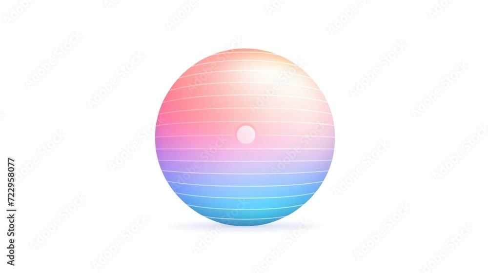 Poster a vibrant egg with a perfectly round hole in the center. this image can be used for various purposes
