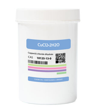CuCl2&bull;2H2O - Copper(II) Chloride Dihydrate.