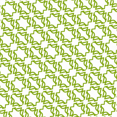 Seamless geometric star design pattern in negative space. Used for design surfaces, fabrics, textiles.