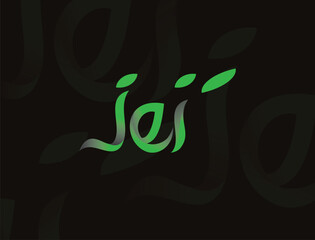 Logos with jei writing, both for people's names, slogans and company names