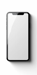 Mockup Mobile Phone, white background, isolated image, professional photography, ultra-detailed Generative AI