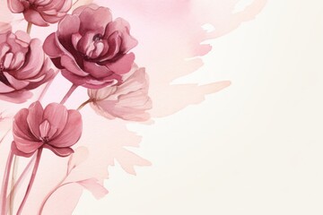 Naklejka premium Watercolor women's day design. flower design for women's day. watercolor flower with the text women's day