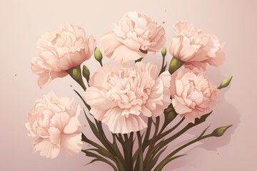 Watercolor women's day design. flower design for women's day. watercolor flower with the text women's day