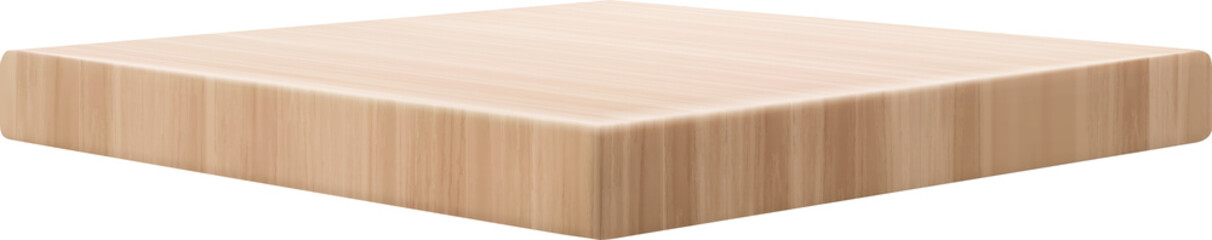 Square Wood Podium