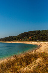 Paisaje en las Islas Cies.