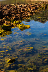 Paisaje en las Islas Cies.