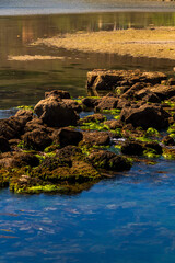 Paisaje en las Islas Cies.