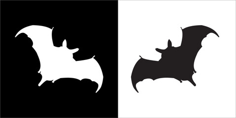 Illustration vector graphics of bat icon