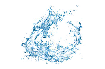 water splash isolated on white background,Water splashes and drops isolated on transparent...