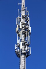 Mobile base station tower in Poland