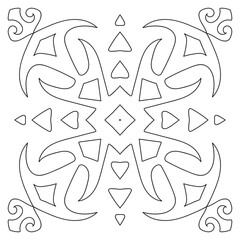 Mandala ornament flower decoration