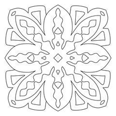 Mandala ornament flower decoration