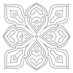 Mandala flower texture decoration