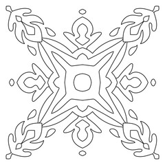 Mandala flower texture decoration