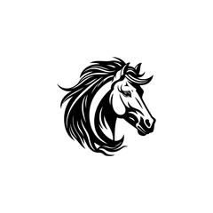 Horse logo design vector template