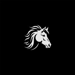 Obraz na płótnie Canvas Horse logo design vector template