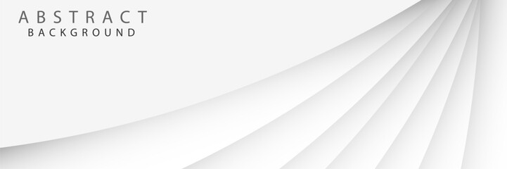 White abstract background with gray diagonal stripes and shadows. Simple texture graphic element. Modern futuristic concept. Vector