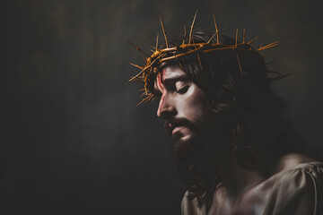 Jesus Christ in the crown of thorns © May Thawtar