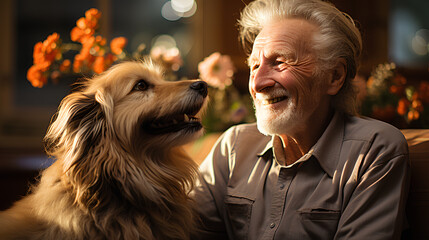 Warmth for the soul: a therapy dog brings joy to the nursing home.