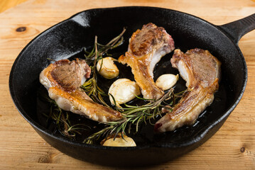 meat and sausages, raw, cooking and cooked
