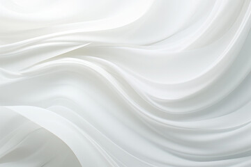 Abstract 3D curved shape white harmonious background