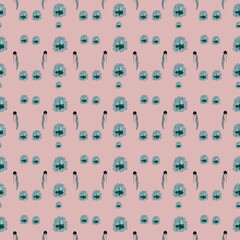 Fashion and flower pattern.Plant background for fashion, tapestries, prints. Modern floral design perfect for fashion.