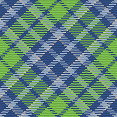 Seamless pattern of scottish tartan plaid. Repeatable background with check fabric texture. Vector backdrop striped textile print.