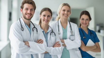 Fototapeta premium portrait of a doctors smiling