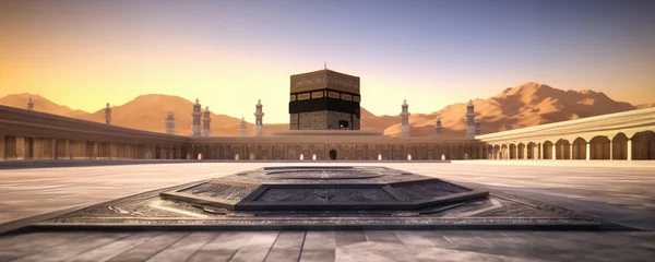 Papier Peint photo Abu Dhabi Mystical Mosque - Azaan