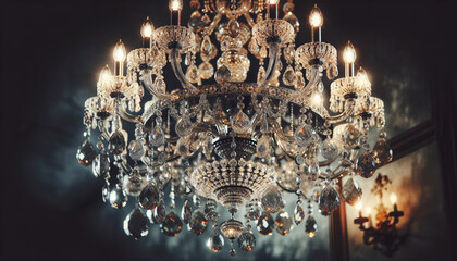 Regal Crystal Chandelier Illumination