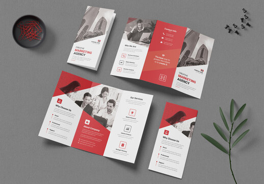 Corporate Trifold Brochure Template