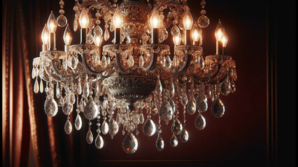 Elegant Crystal Chandelier Elegance