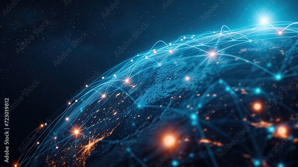 Poster worldwide communication and networking systems.