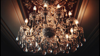 Elegant Crystal Chandelier Elegance