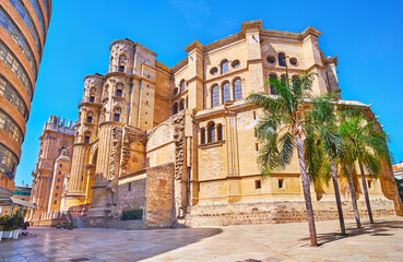 Malaga Cathedral apse, Spain