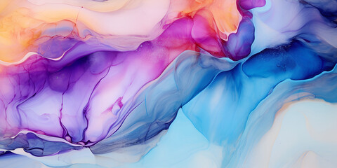Alcohol ink brush on texture paper background