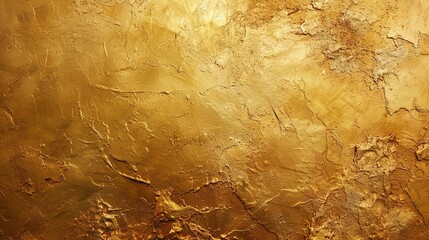 golden ornamental plaster or concrete texture.